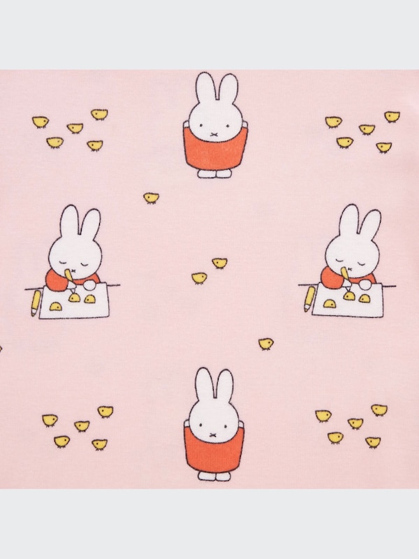 The Picture Book Long-Sleeve Bodysuit (Open Front) (Miffy and the New Baby)