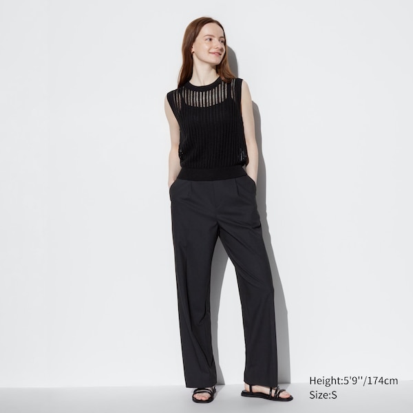 Wide-Fit Pleated Pants (Tall) | UNIQLO US