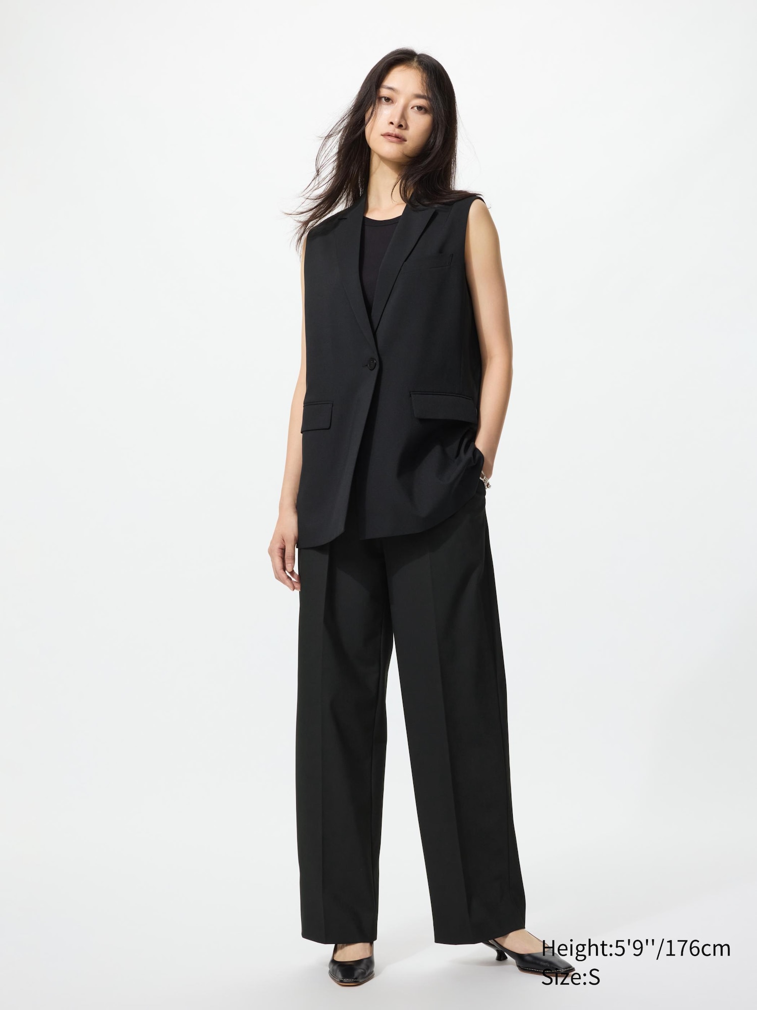 Pleated Wide Pants | Tall - thumbnail 6