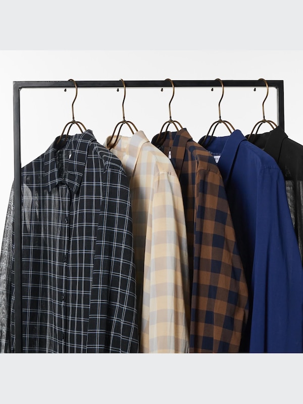 Cotton Sheer Long-Sleeve Shirt