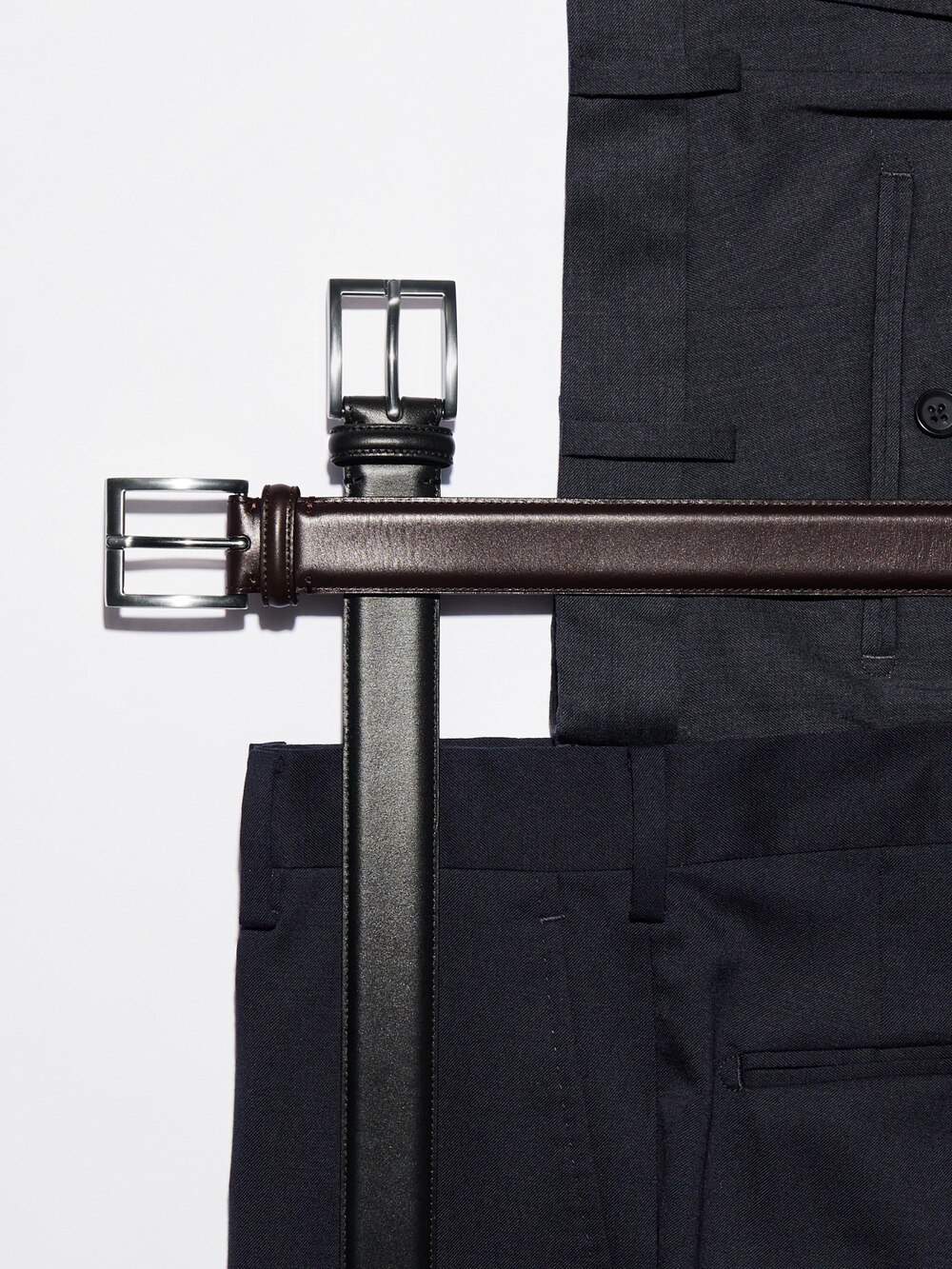 Uniqlo Italian Leather Stitched Belt — фото 2