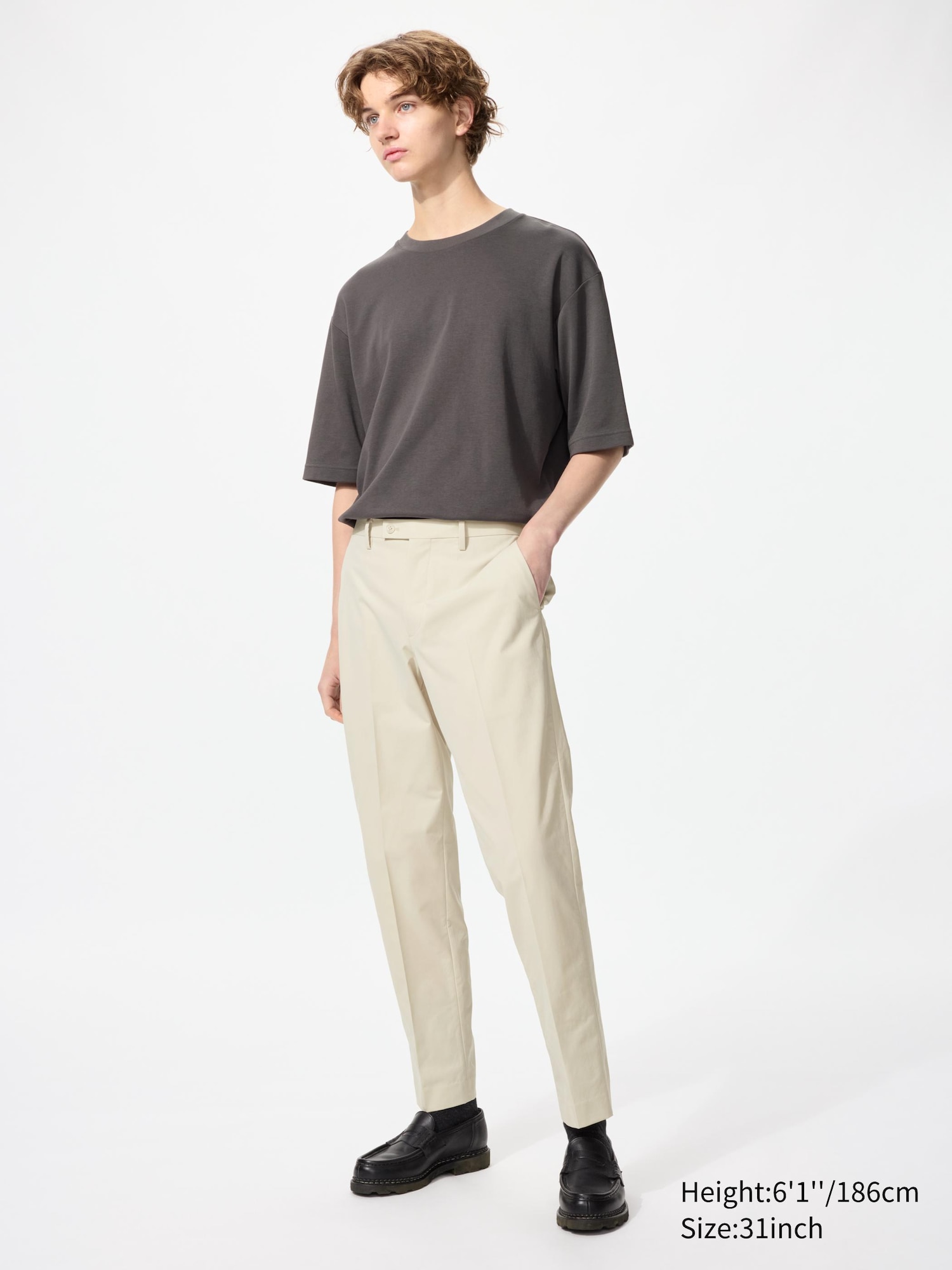 ユーロリネン　HEALTH EASY PANTS #7 Natural ユーロリネン HEALTH EASY PANTS #7 Natural ユーロリネン HEALTH EASY