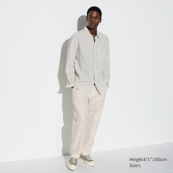Linen-Blend Relaxed Pants | UNIQLO US