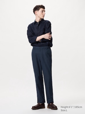 Linen Blend Relaxed Pants