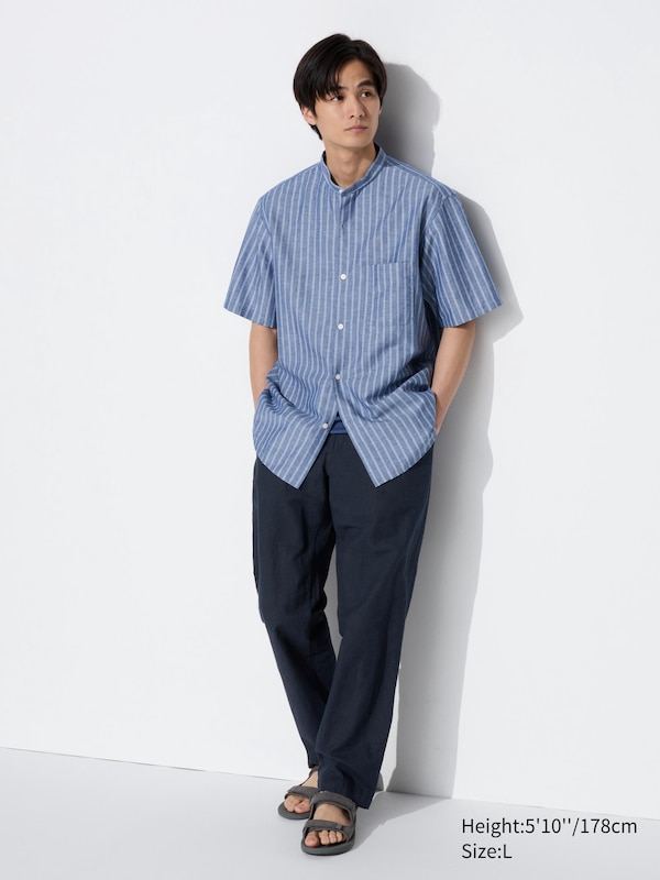 Linen-Blend Relaxed Pants | UNIQLO US