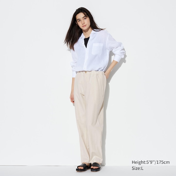 Linen-Blend Relaxed Pants | UNIQLO US