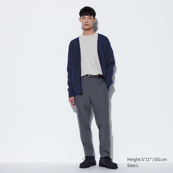 Smart Ankle Pants (2-Way Stretch, Wool-Like, Checked) | UNIQLO US