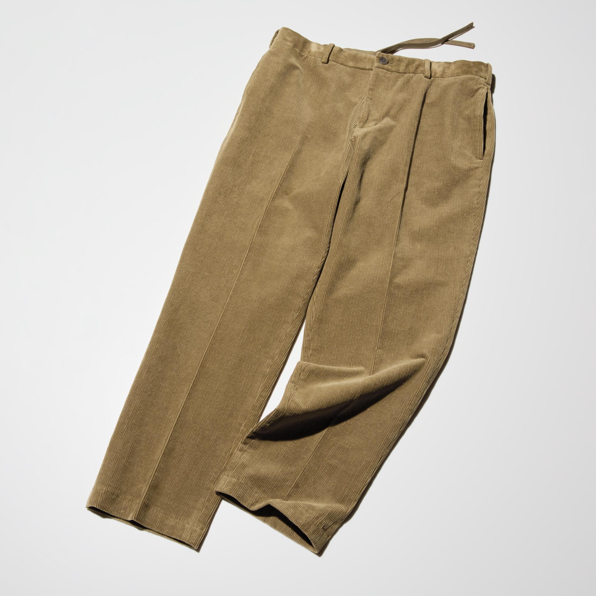 Sleek, slim tapered cut.