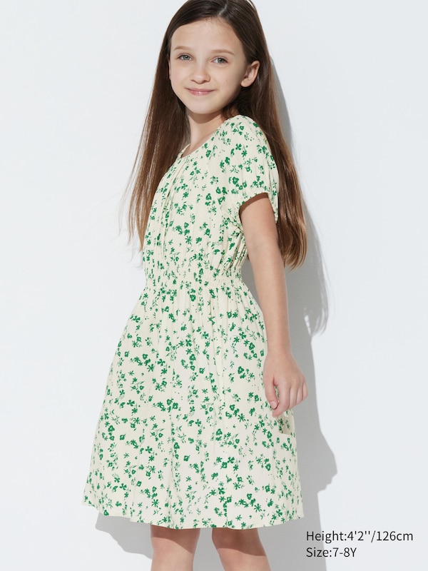 Short-Sleeve Dress | Flower Printed | UNIQLO US