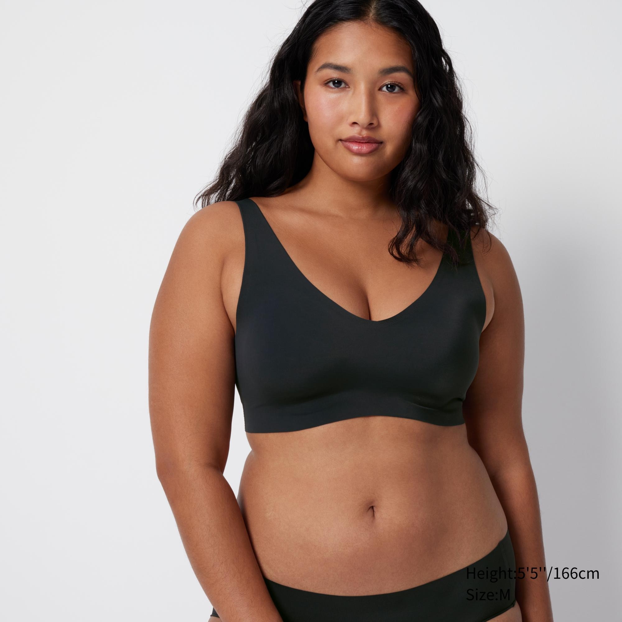 11.11 SALE!!! Uniqlo bras size B70 black and natural bra, Women's
