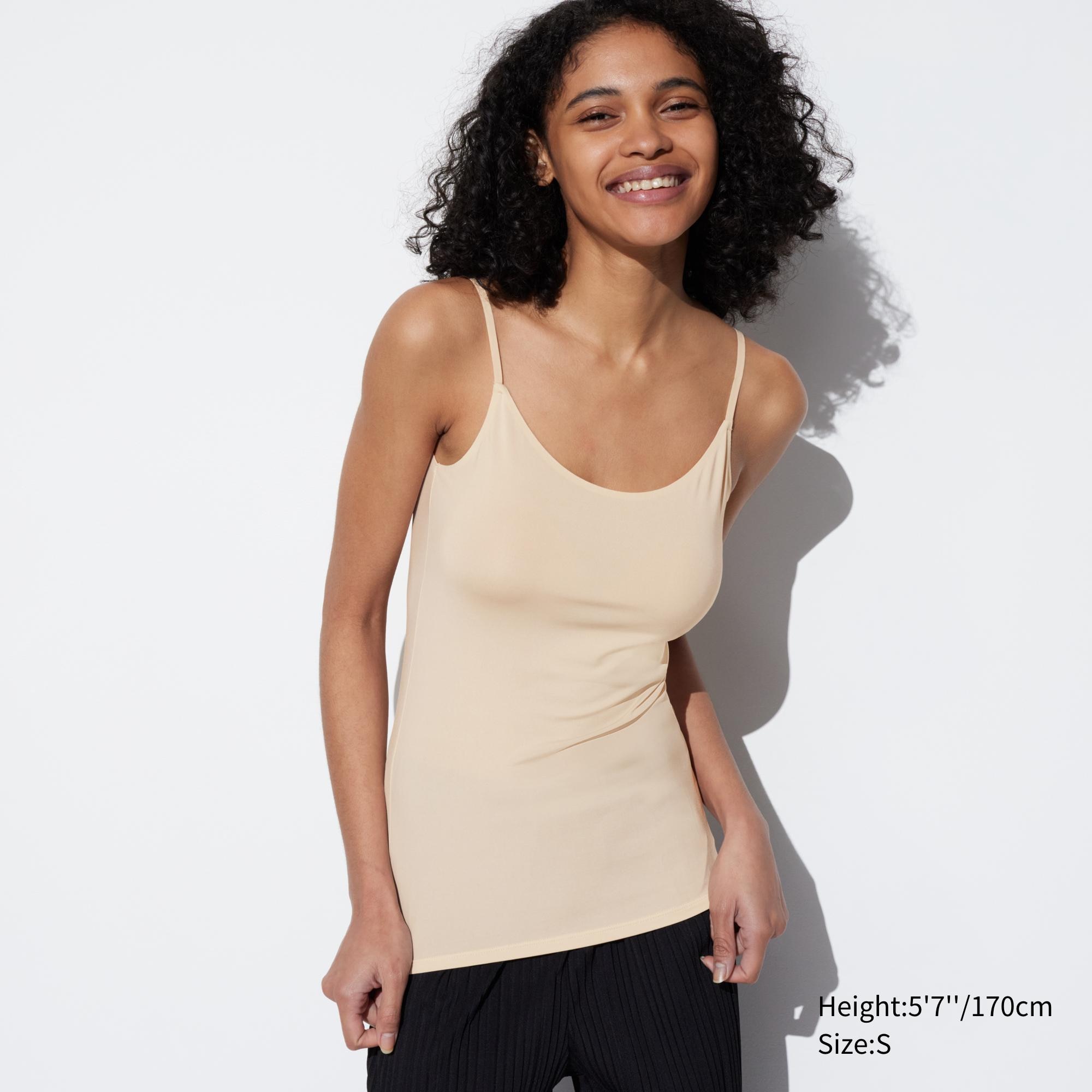 Stay cool and comfortable in the UNIQLO AIRism Bra Camisole
