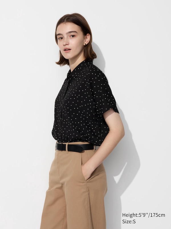 Rayon Blouse | Short Sleeve | Printed | UNIQLO US