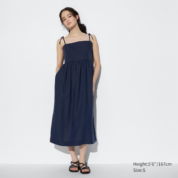 Linen-Blend Camisole Dress | UNIQLO US