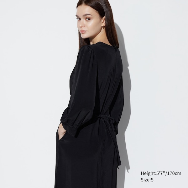 3/4 Sleeve Flare Dress | UNIQLO US