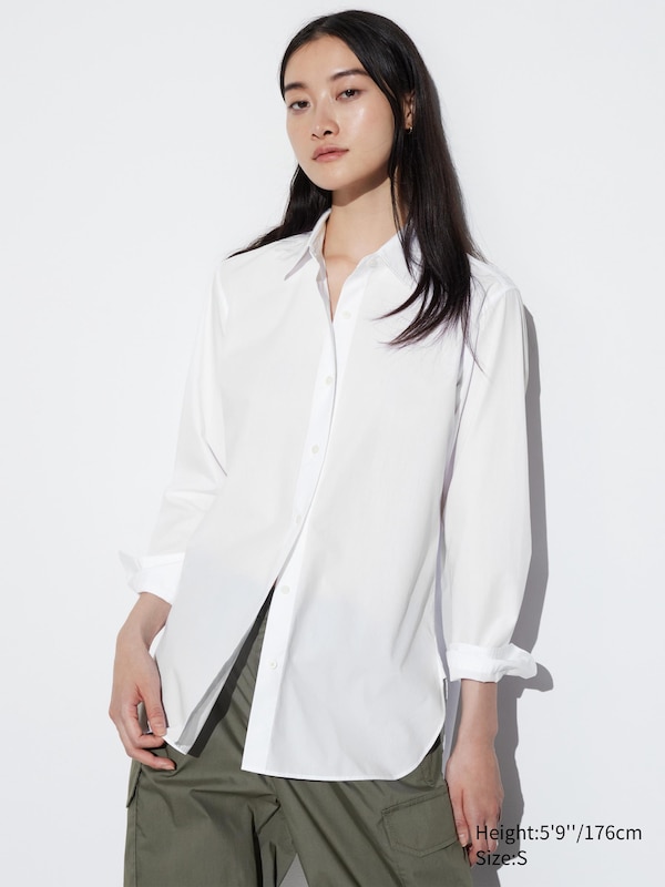 Extra Fine Cotton Long-Sleeve Shirt | UNIQLO US