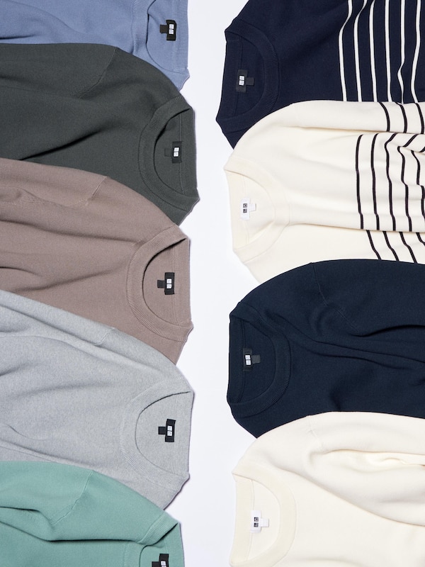 Washable Milano Ribbed Crew Neck Sweater