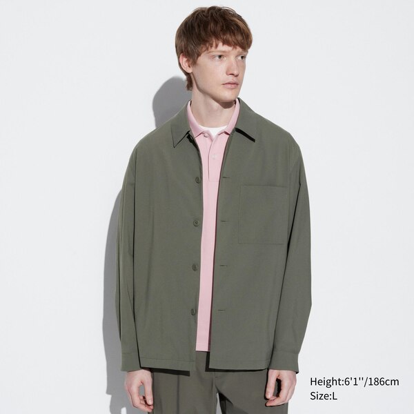 AirSense Shirt Jacket (Cotton-Like) | UNIQLO US