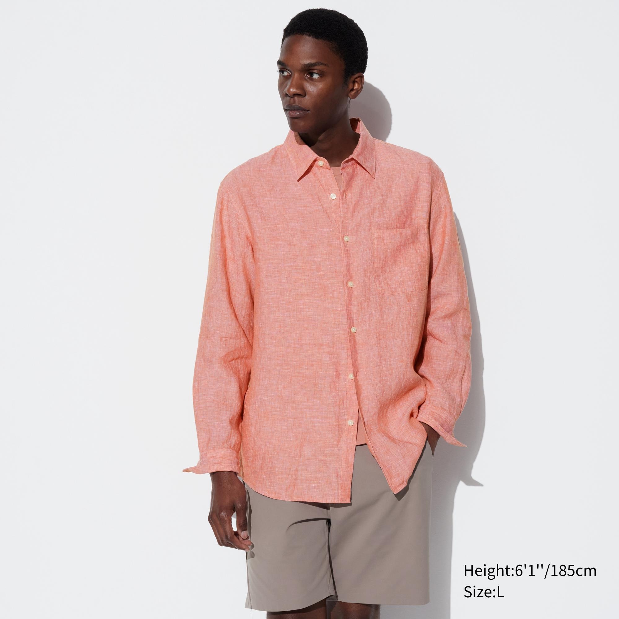 Premium Linen Long-Sleeve Shirt | UNIQLO US