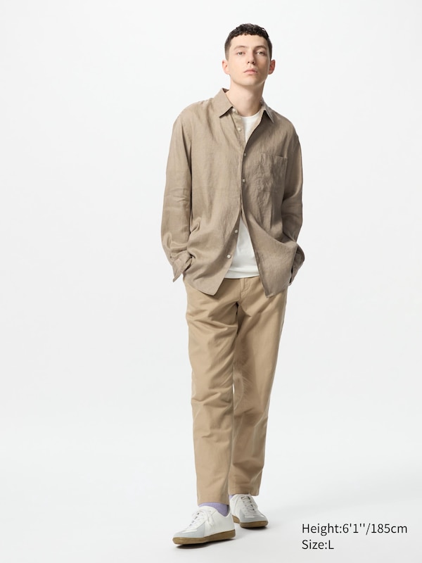 Premium Linen Long-Sleeve Shirt