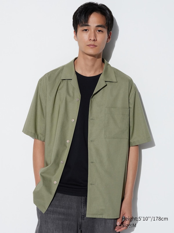 Open Collar Short-Sleeve Shirt | UNIQLO US