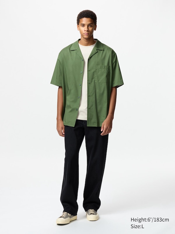 Open Collar Shirt | Short Sleeve