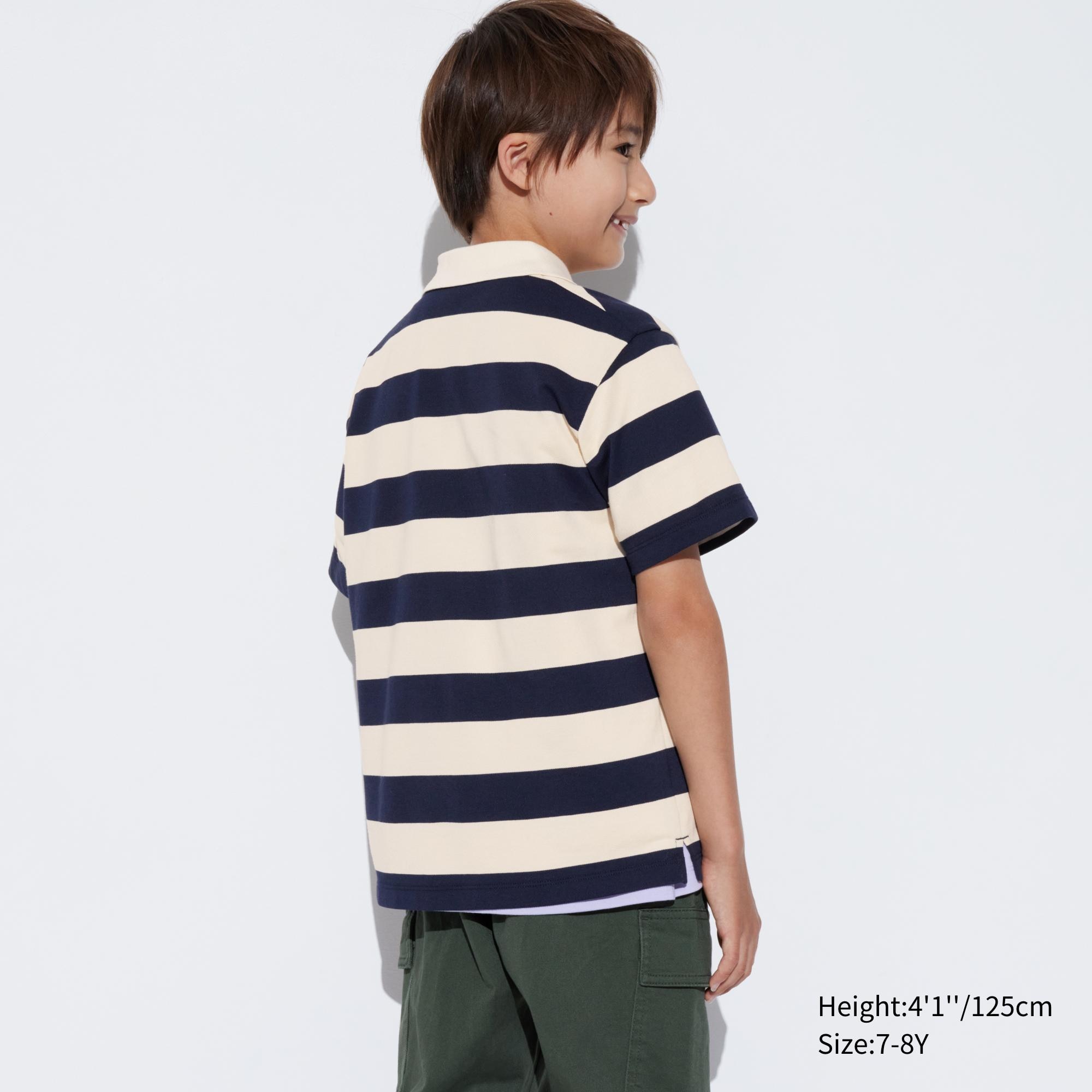 Dry Pique Striped Polo Shirt