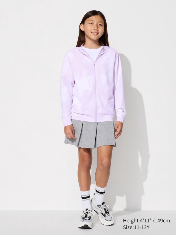 AIRism Mesh UV Protection Printed Full-Zip Hoodie