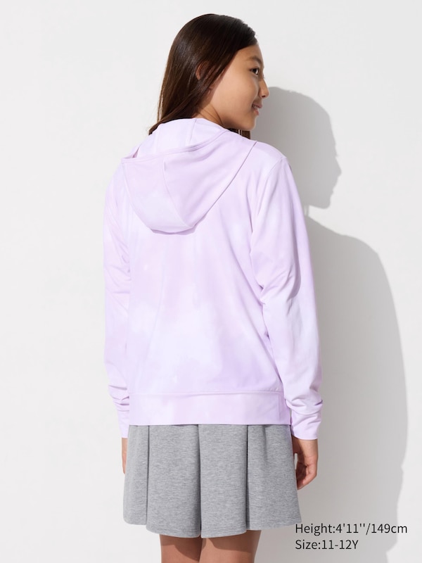 AIRism Mesh UV Protection Printed Full-Zip Hoodie