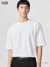 AIRism Cotton Oversized T-Shirt | Half-Sleeve