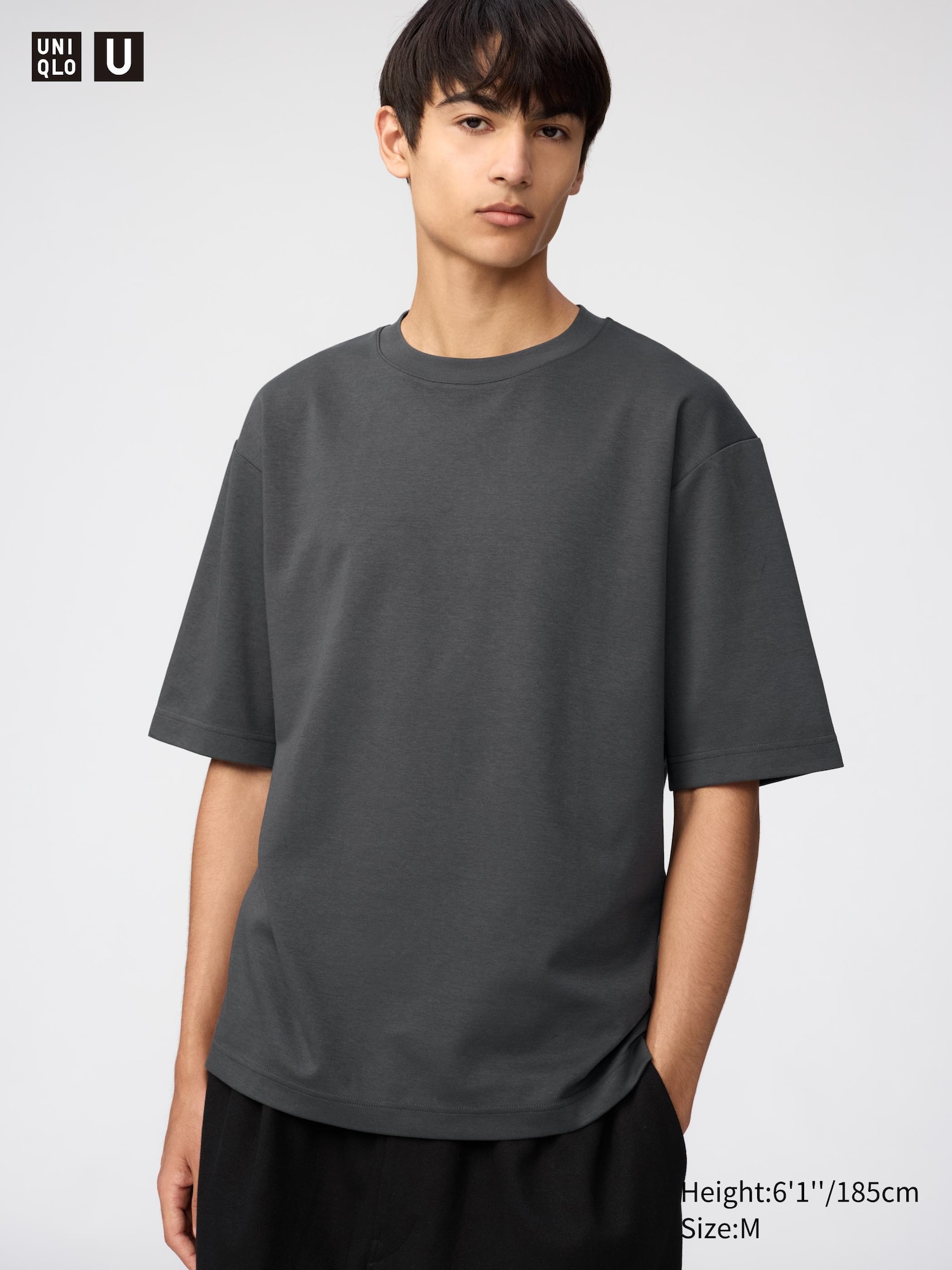 AIRism Cotton Oversized T-Shirt | Half-Sleeve - thumbnail 8