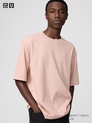AIRism Cotton Oversized T-Shirt | Half-Sleeve