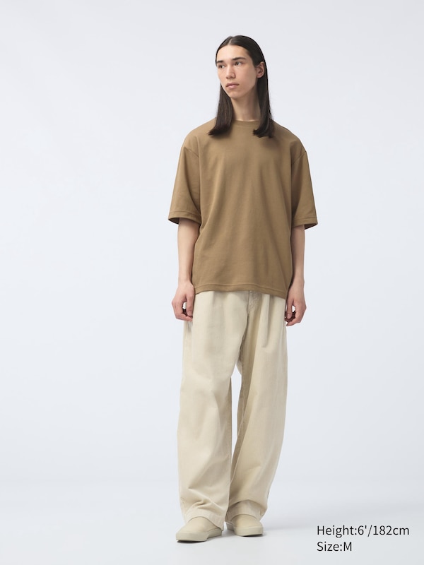 AIRism Cotton Oversized Crew Neck T-Shirt | Half-Sleeve | UNIQLO US