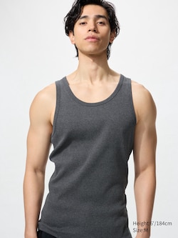 DRY Color Ribbed Tank Top