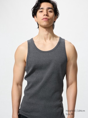 DRY Color Ribbed Tank Top