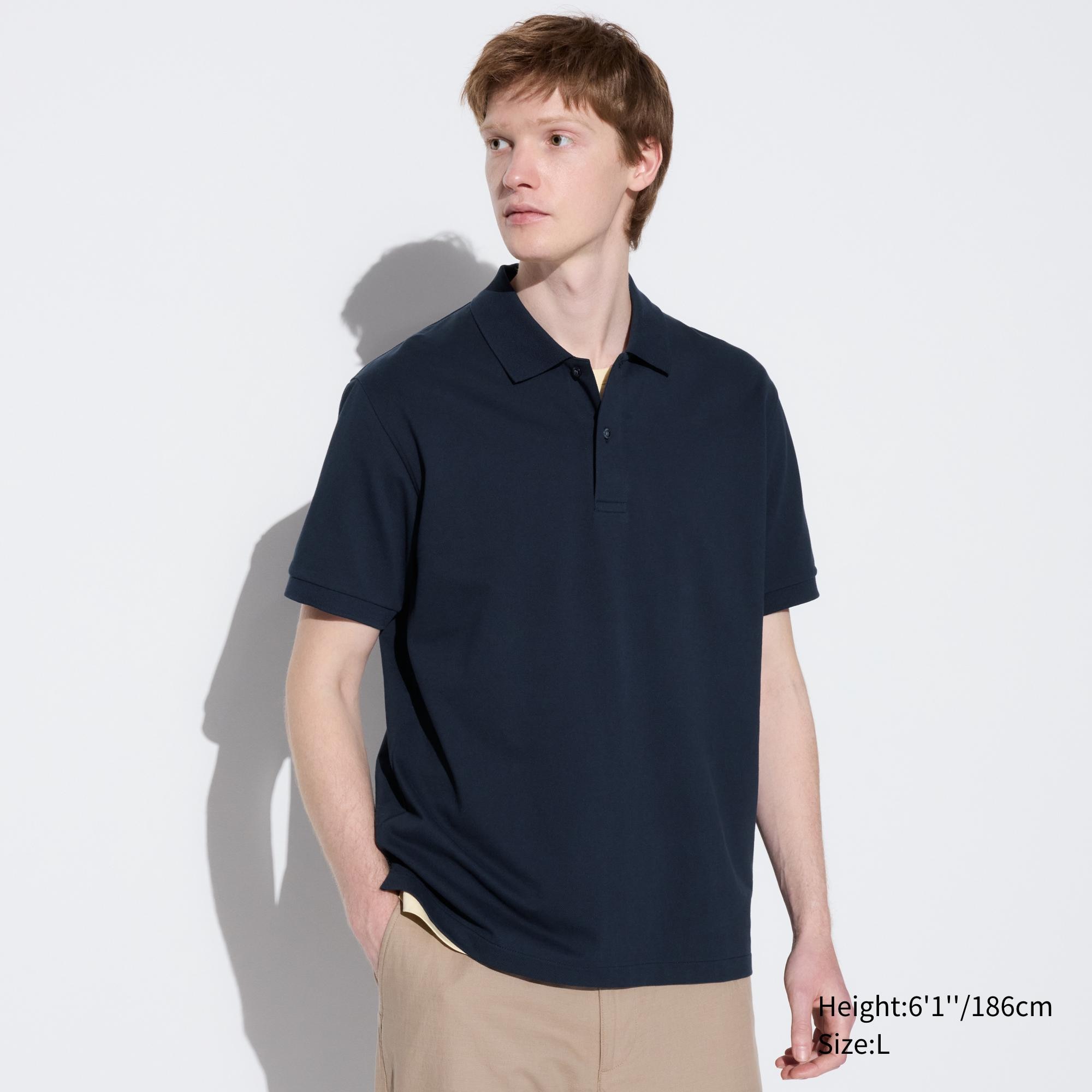 Dry Pique Short Sleeve Polo Shirt Uniqlo Us