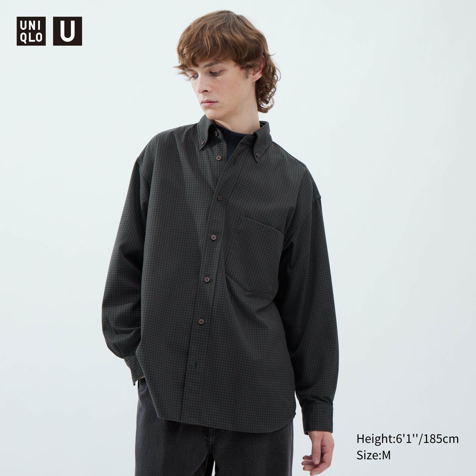 Twill Oversized Long-Sleeve Shirt | UNIQLO US