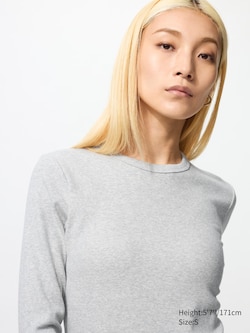 Soft Ribbed T-Shirt | Long Sleeve