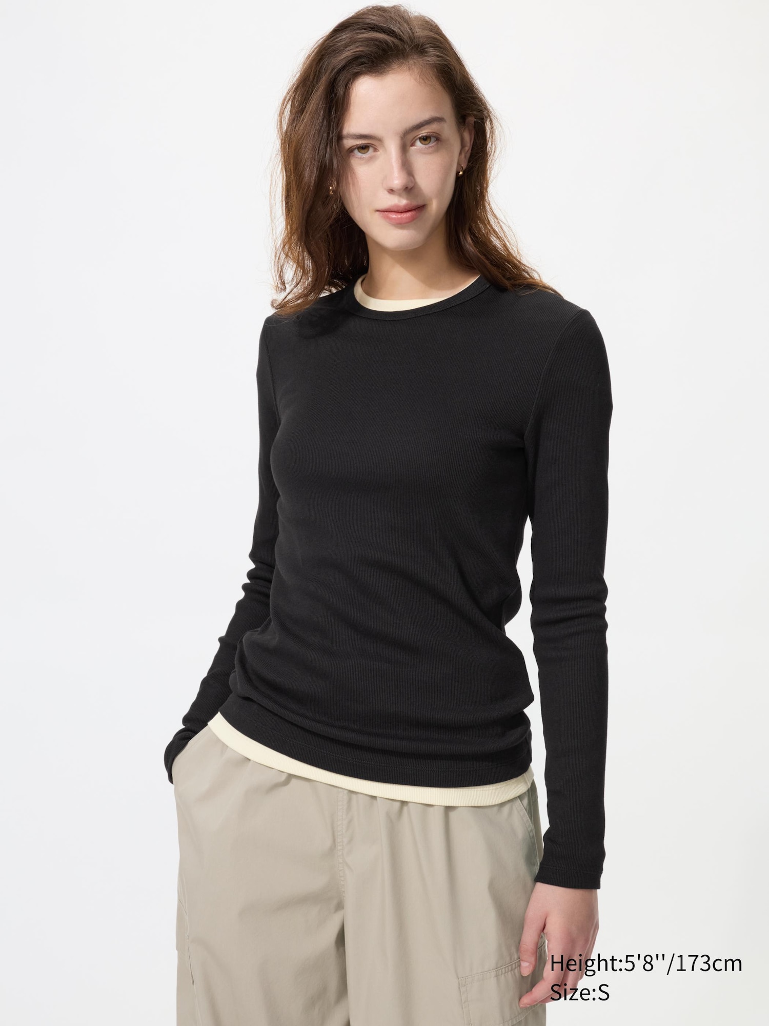 Womens Soft Ribbed T-Shirt | Long Sleeve | UNIQLO US