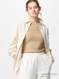 Soft Ribbed T-Shirt | Long Sleeve