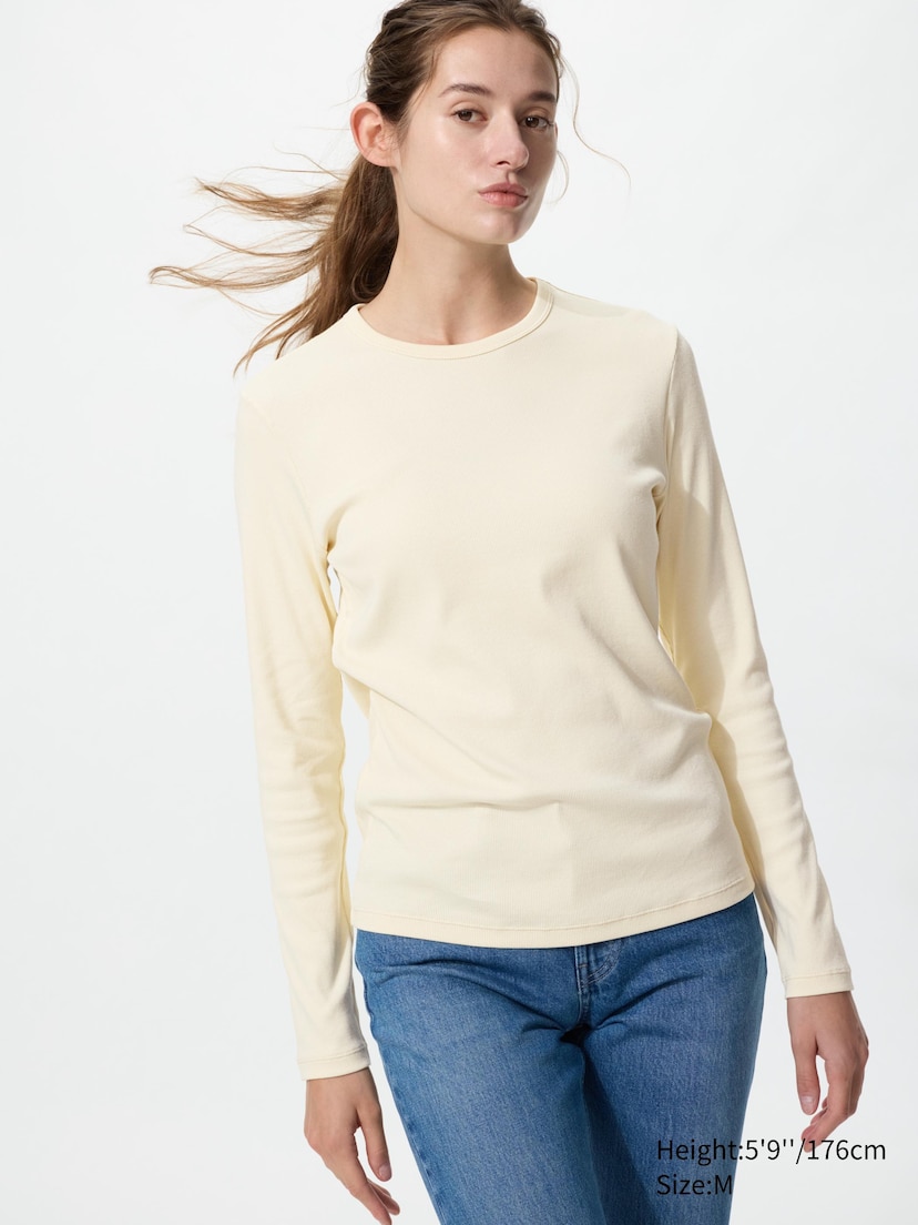 Soft Ribbed T-Shirt | Long Sleeve_40