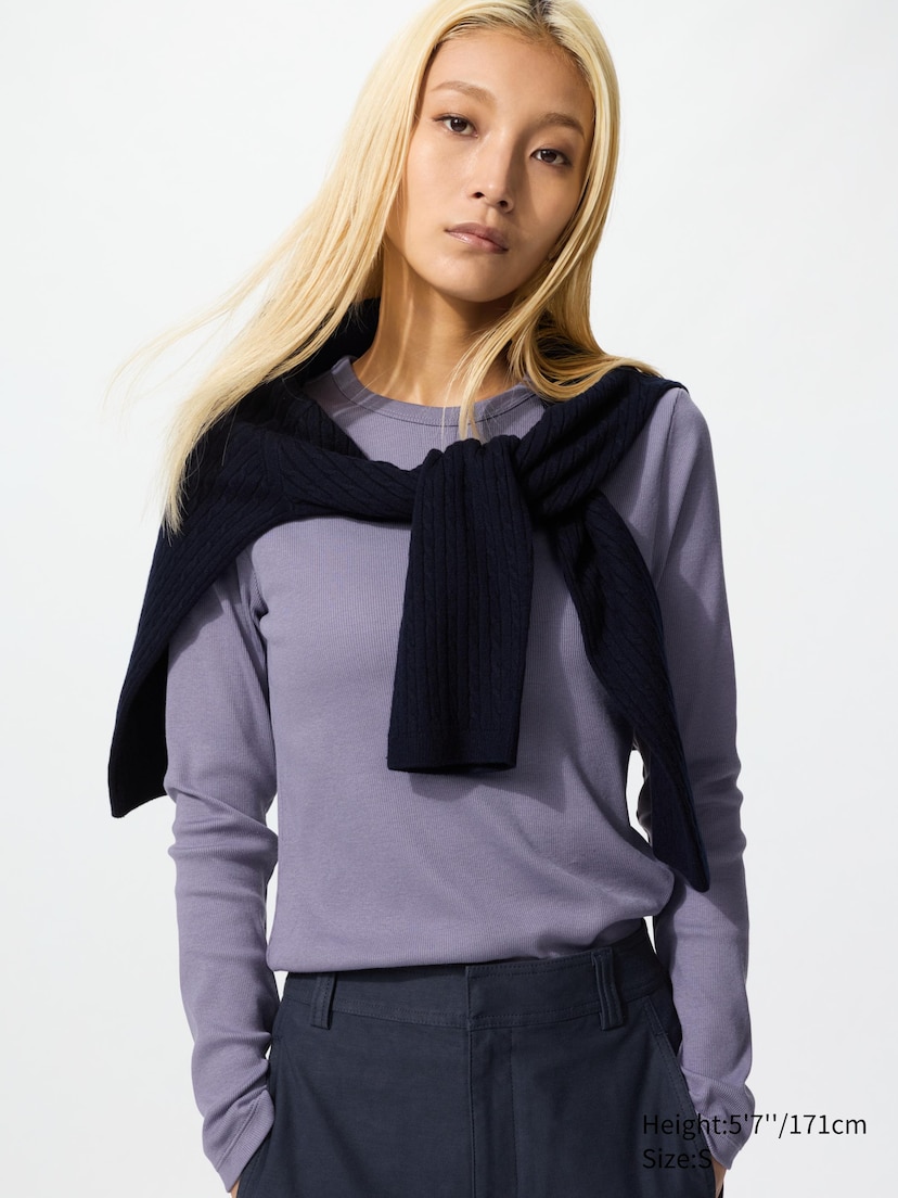 Soft Ribbed T-Shirt | Long Sleeve_70