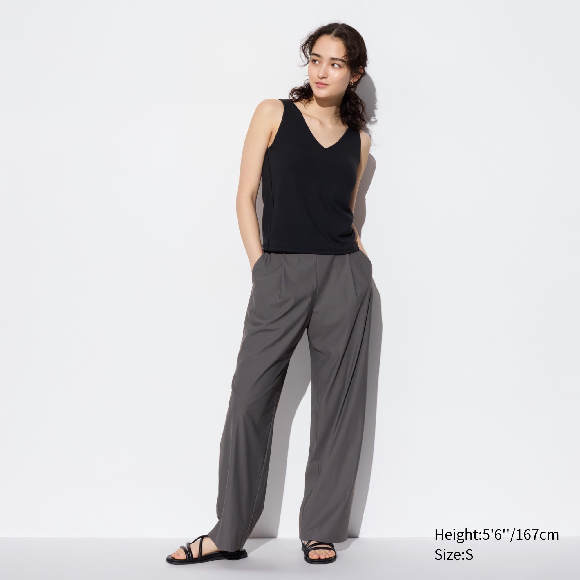 Ultra Stretch AIRism Straight Wide Pants | UNIQLO US