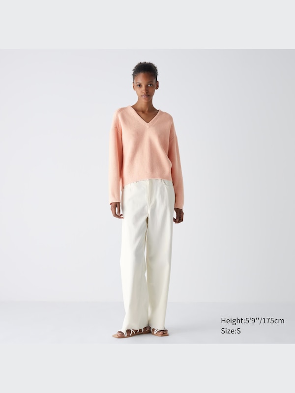 V-Neck Short Sweater