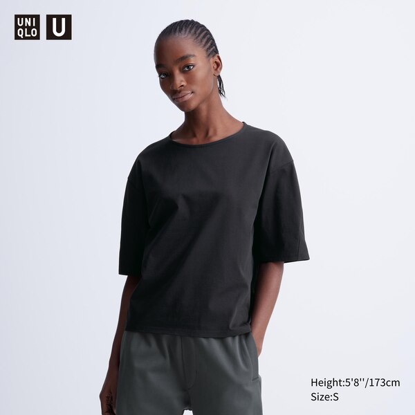 U AIRism Cotton Relaxed T-Shirt | UNIQLO US