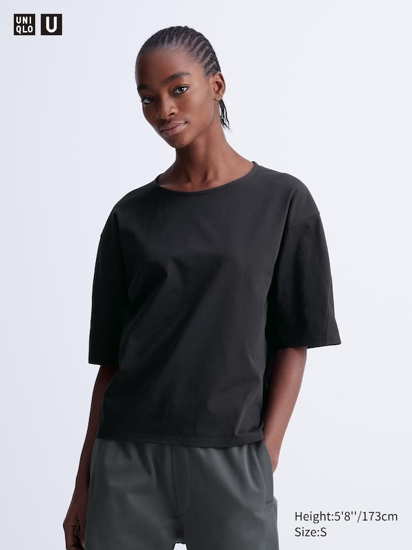 U AIRism Cotton Relaxed T-Shirt | UNIQLO US