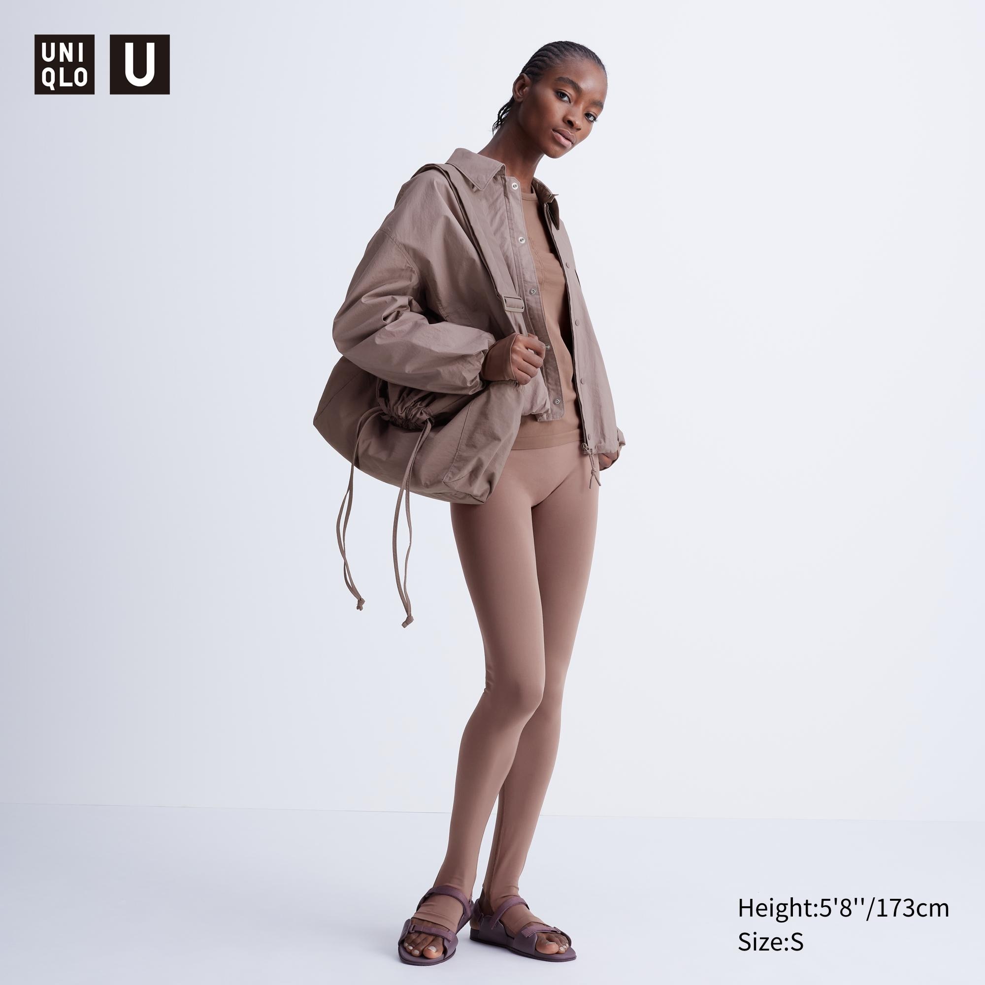 UNIQLO USA - Pair our AIRism Leggings with a Satin Bomber Jacket for an  athleisure look that's ready for anything.