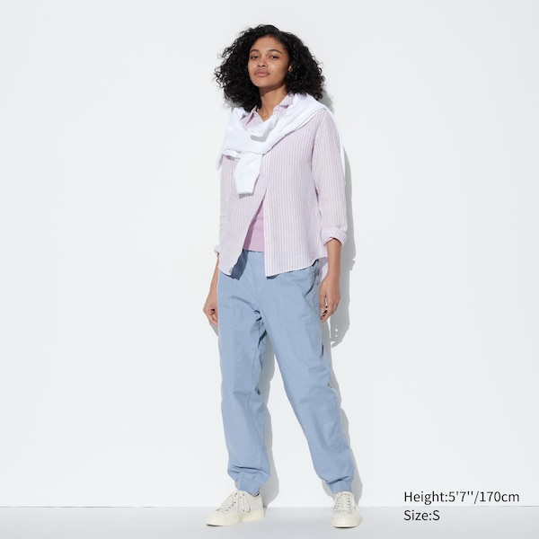 Cotton Relaxed Jogger Pants (Garment-Dyed) | UNIQLO US