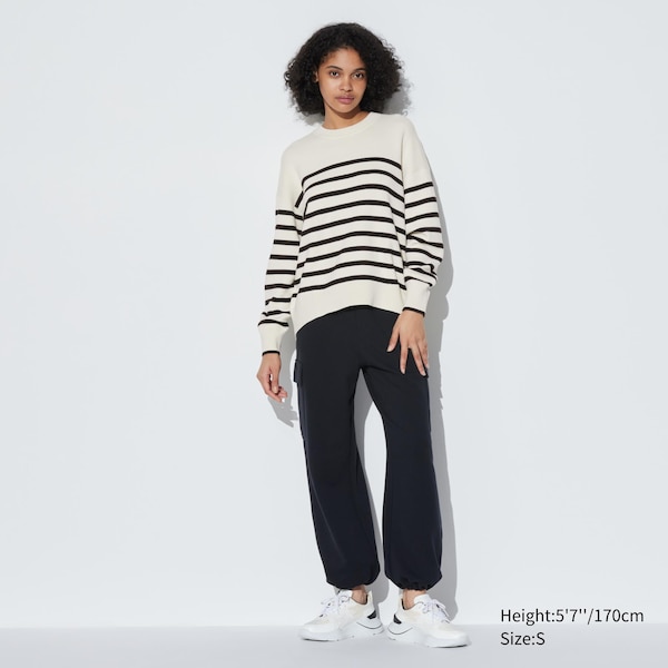Smooth Cotton Relaxed Crew Neck Sweater | UNIQLO US