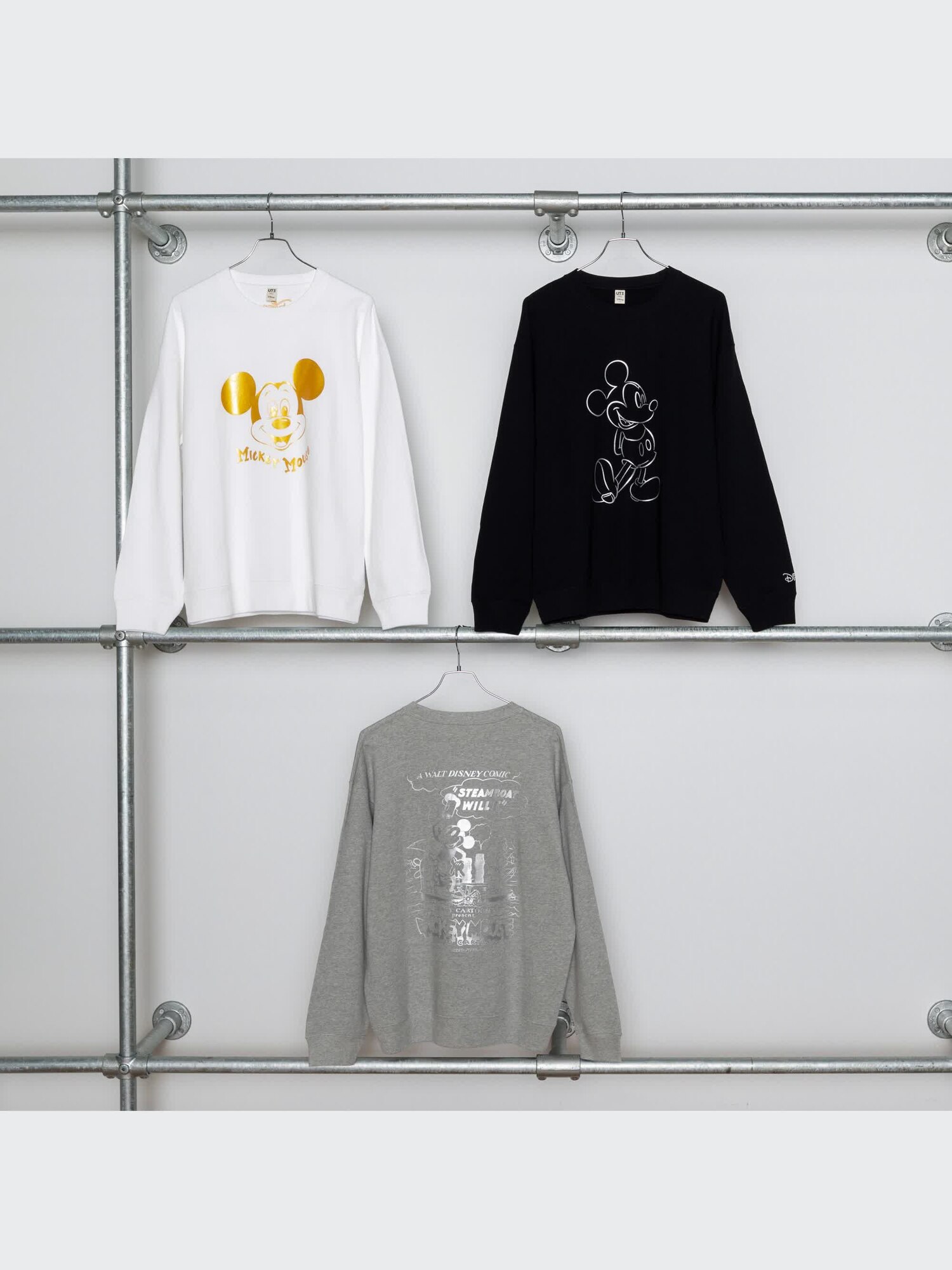 Mickey Shines Long-Sleeve Sweatshirt | UNIQLO US