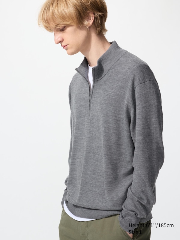 Merino Half-Zip Sweater